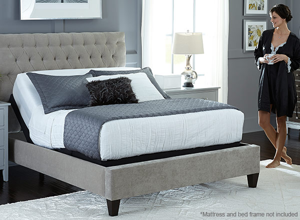 adjustable bed frame latex mattress