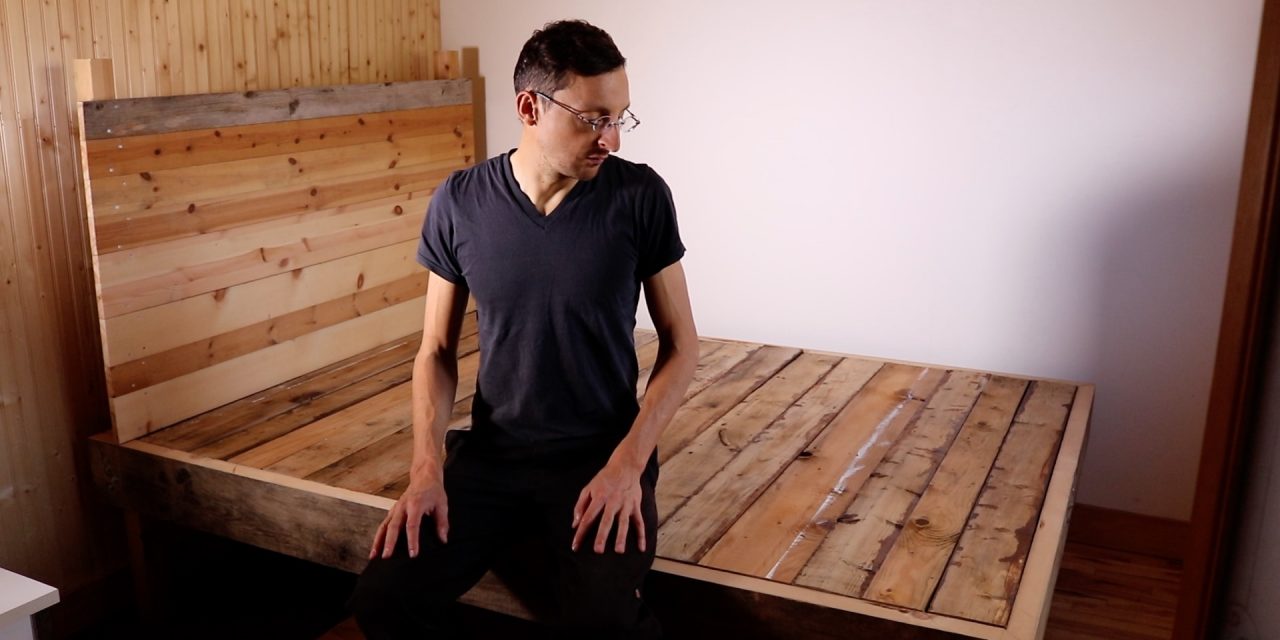 Building a Reclaimed Wood Bed Frame