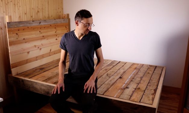 Building a Reclaimed Wood Bed Frame