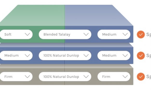 SleepEz split top talalay