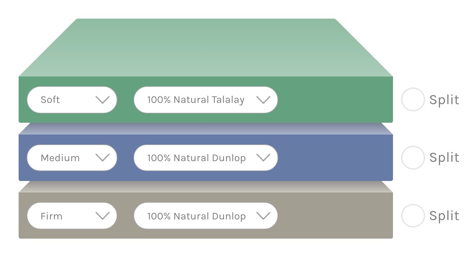 sleep ez mattress configurator