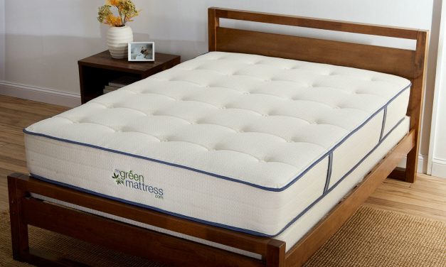The cover on the My Green Mattress - Natural Escape is made of GOTS certified organic cotton that is quilted together with wool. The wool acts as a natural fire barrier.