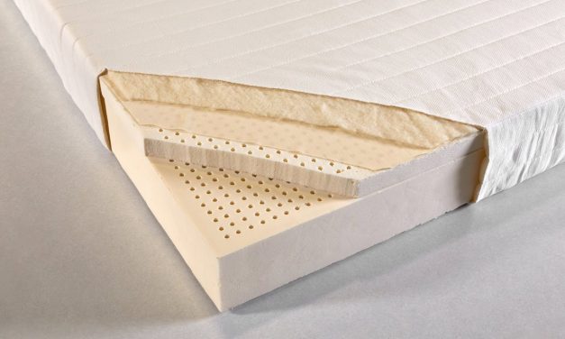 The Sleep On Latex mattress is made with 8" of solid Dunlop Latex Foam, Organic Cotton Fabric and organic wool.