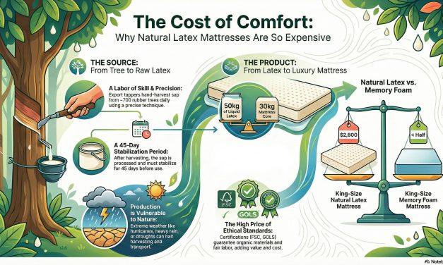 Why are latex mattresses so expensive?