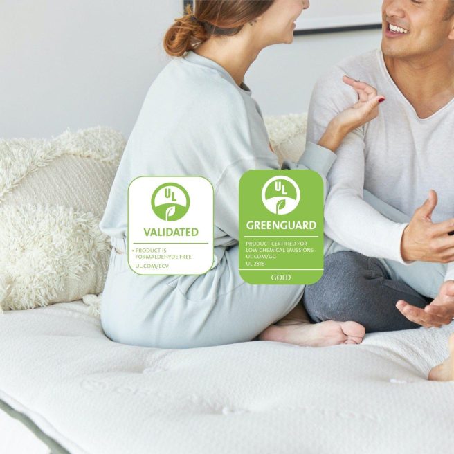 The Avocado Latex Mattress is certified by Greenguard Gold. This means that the components are free from formaldehyde and won't emit any VOCs that may be harmful to your health.