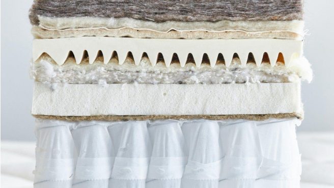 The medium-soft version of the Organic Luxury Plush mattress is 15-inches in thickness.